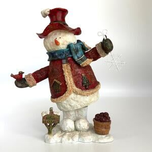 Vtg Lang & Wise Musical Moving Snowman We Wish You A Merry Christmas